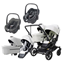 Emmaljunga Double Sento tvillingvagn 2026 + Maxi-Cosi Pebble 360 babyskydd