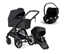 Emmaljunga Sento Pro duovagn Ergo+ 2026 + Cybex Cloud T Babyskydd