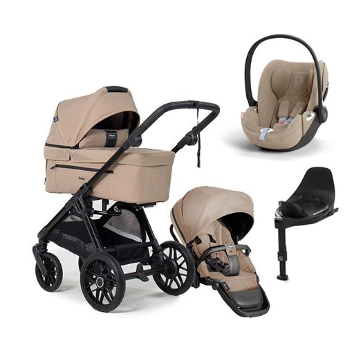Emmaljunga Sento Pro duovagn Ergo+ 2026 + Cybex Cloud T Babyskydd + isofixbas