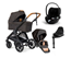 Emmaljunga Sento Pro duovagn Flat+ 2026 + Cybex Cloud T Babyskydd + isofixbas