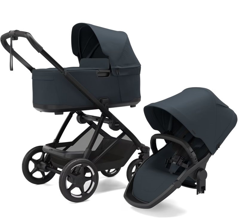 Thule Charm 2-in-1 duovagn, darkest blue