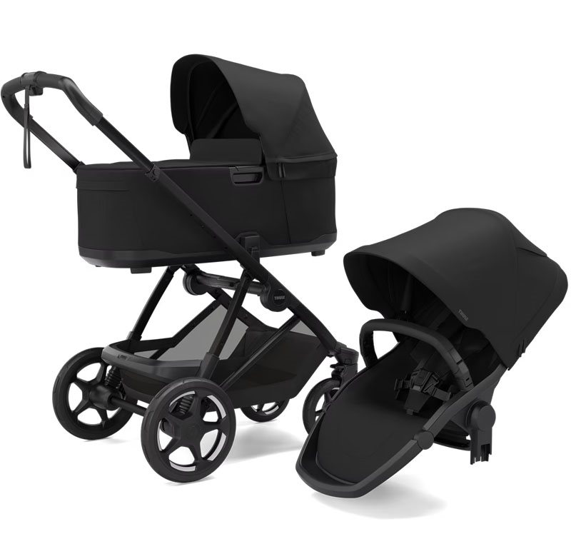 Thule Charm 2-in-1 duovagn, black