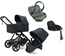 Thule Charm 2-in-1 duovagn + BeSafe Go Beyond 2 babyskydd + isofixbas