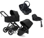 Thule Charm 2-in-1 duovagn + BeSafe Go Beyond 2 babyskydd + isofixbas