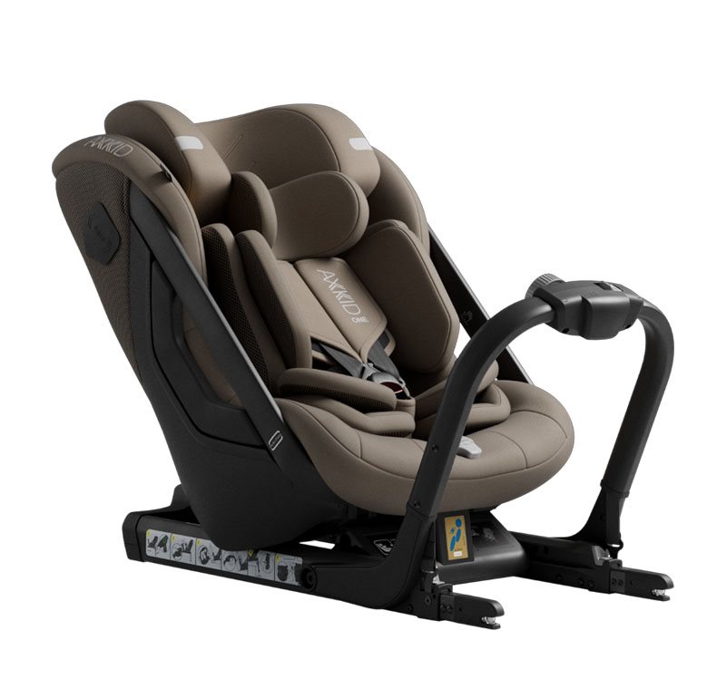 Axkid One+ 3 bakåtvänd isofixstol, driftwood beige