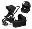 Thule Sleek 2 duovagn + Maxi-Cosi Pebble 360 Pro 2 babyskydd
