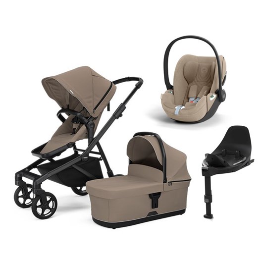 Thule Sleek 2 duovagn + Cybex Cloud T babyskydd + isofixbas