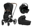 Cybex Priam duovagn + Axkid Gokid babyskydd & bas