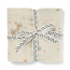Done by Deer burp cloth 2-pack, celebration sand