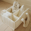 Elodie Details diaper caddy, creamy white