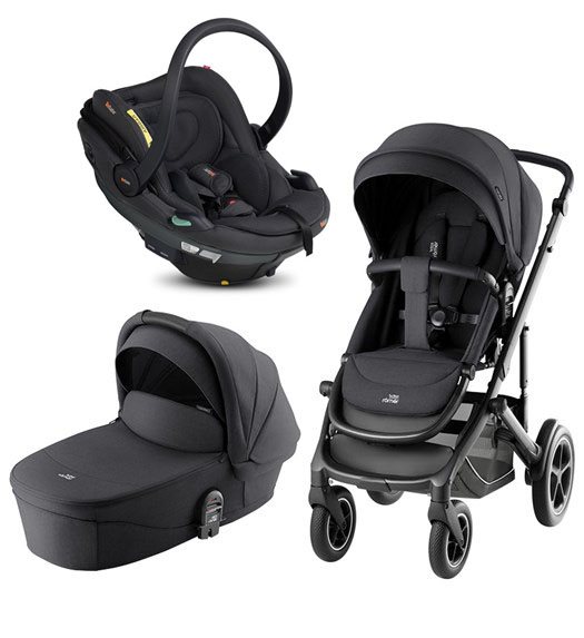 Britax Smile 5Z duovagn + BeSafe Go Beyond 2 babyskydd