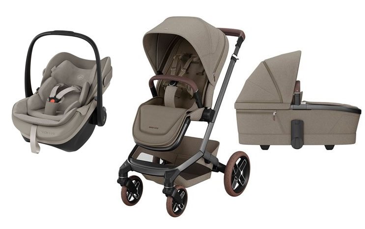 Maxi-Cosi Fame duovagn + Maxi-Cosi Pebble Slide Pro babyskydd