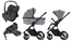 Crescent Prestige 2 Classic duovagn + Maxi-Cosi Pebble Slide Pro babyskydd + isofixbas