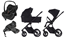 Crescent Prestige 2 Classic duovagn + Maxi-Cosi Pebble Slide Pro babyskydd + isofixbas