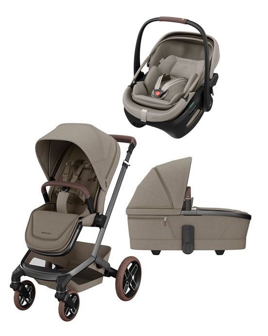Maxi-Cosi Fame duovagn + Maxi-Cosi Coral Slide Pro babyskydd