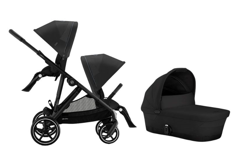 Cybex Gazelle S syskonvagn, Moon Black