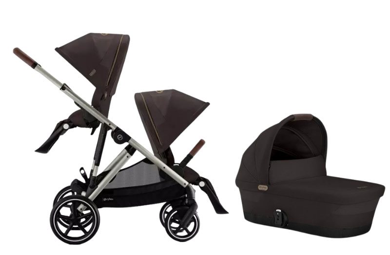 Cybex Gazelle S syskonvagn, Chocolate Brown