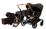 Emmaljunga Double Sento tvillingvagn Flat+ 2026 (2 sitt- & 2 liggdelar)