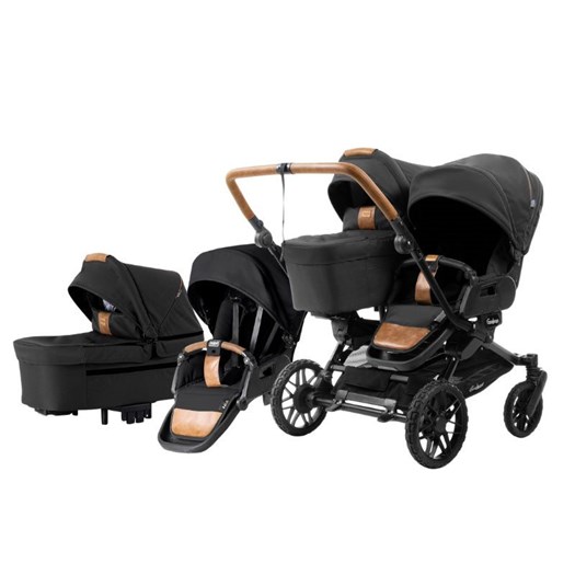 Emmaljunga Double Sento tvillingvagn (2 sitt- & 2 liggdelar)