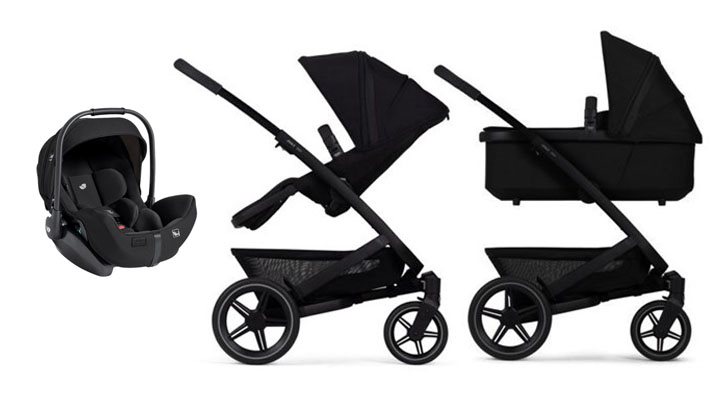Joolz Geo3 duovagn + Joie i-Level Pro babyskydd