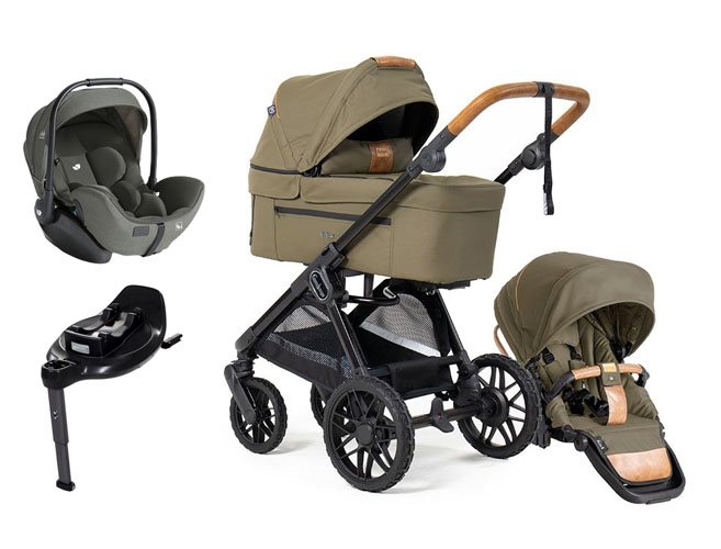 Emmaljunga Sento Pro duovagn Ergo+ 2026 + Joie i-Level Pro babyskydd + Joie i-Base Encore isofixbas