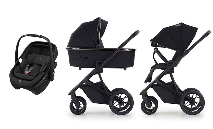 Crescent Prestige 2 Exclusive duovagn + Maxi-Cosi Coral Slide Pro babyskydd