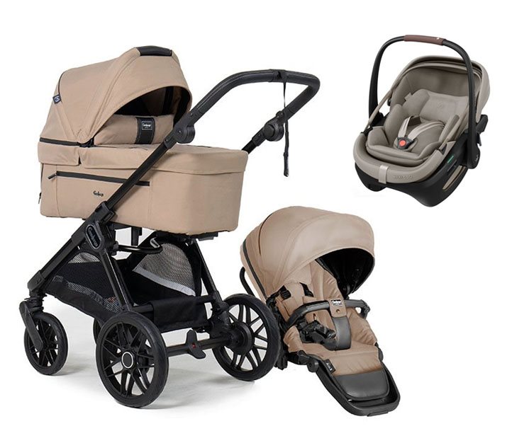 Emmaljunga Sento Pro duovagn Ergo+ 2026 + Maxi-Cosi Coral Slide Pro babyskydd