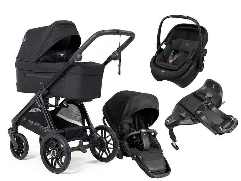 Emmaljunga Sento Pro duovagn Ergo+ 2026 + Maxi-Cosi Coral Slide Pro babyskydd + isofixbas