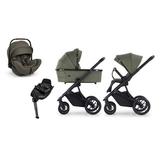 Crescent Prestige 2 Exclusive duovagn + Nuna Arra Flex babyskydd + isofixbas