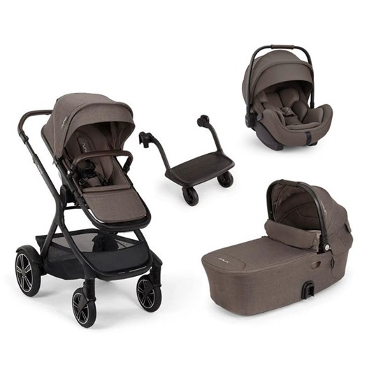 Nuna Demi Next duovagn inkl ståbräda + Nuna Arra Flex babyskydd