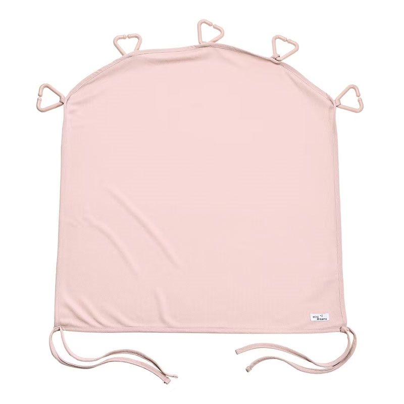 Mini Dreams solskyddsgardin mesh UV50+, rosa