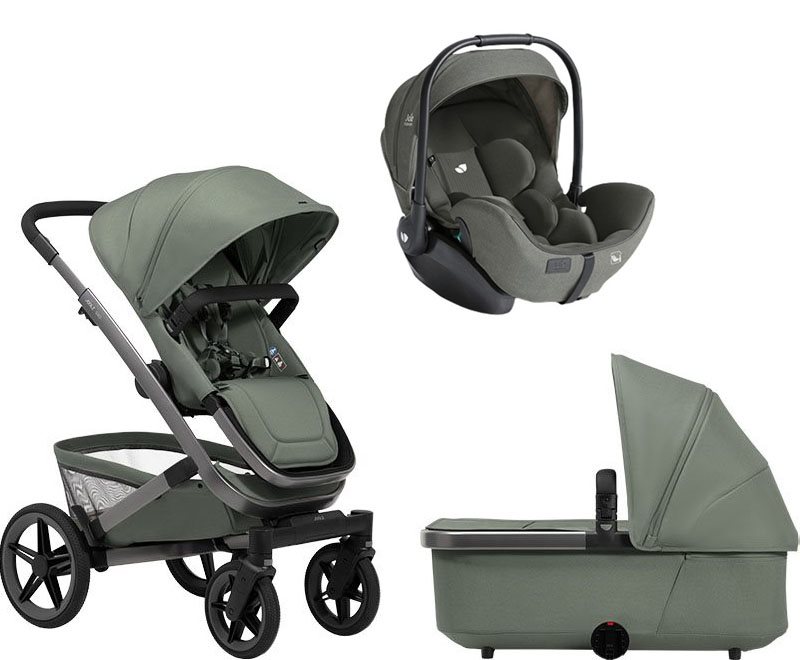 Joolz Geo5 duovagn + Joie i-Level Pro babyskydd