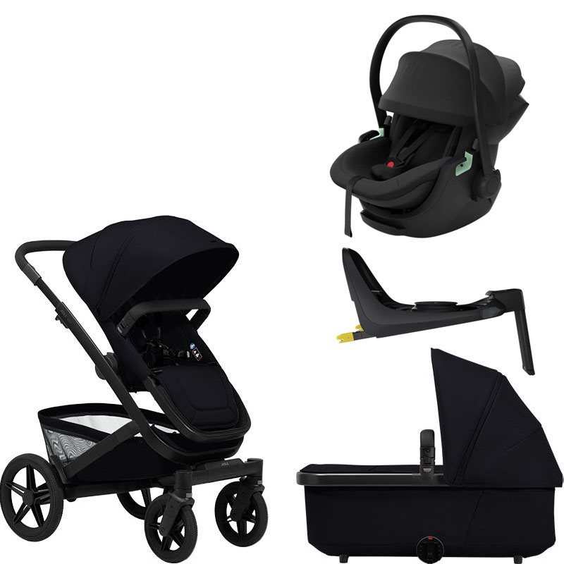Joolz Geo5 duovagn + Thule Maple babyskydd + isofixbas