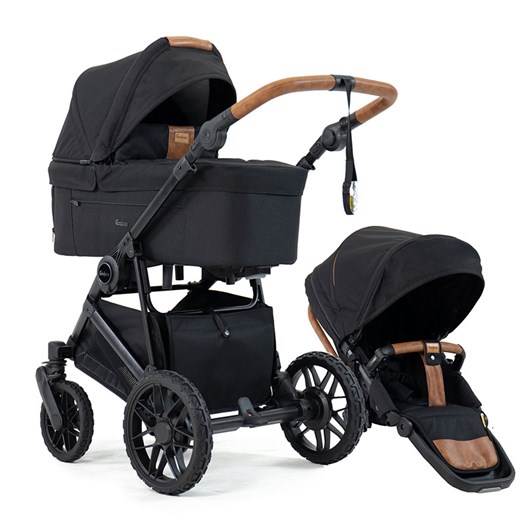 Emmaljunga Super Sonic duovagn, outdoor black