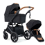Emmaljunga Super Sonic duovagn, outdoor black