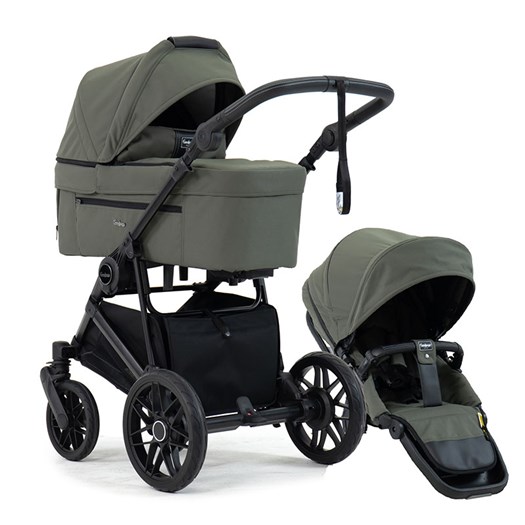 Emmaljunga Super Sonic duovagn, urban green