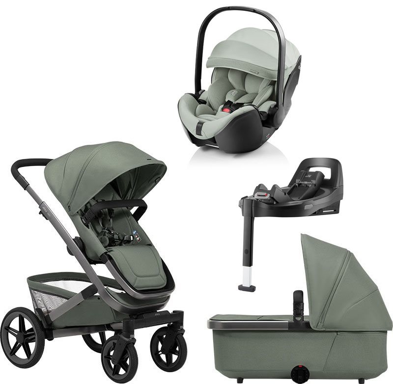 Joolz Geo5 duovagn + Britax Römer Baby-Safe Pro babyskydd + isofixbas