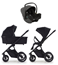 Crescent Prestige 2 Classic duovagn + Joie i-Snug 2 babyskydd
