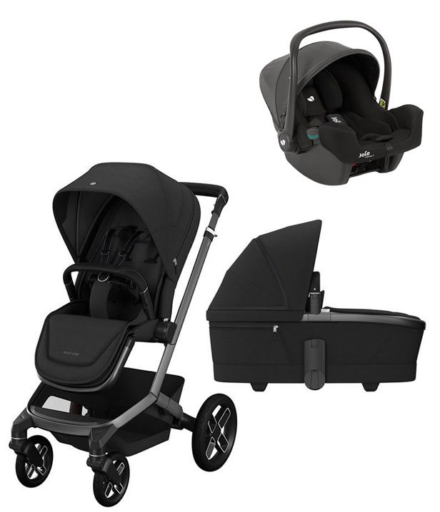 Maxi-Cosi Fame duovagn + Joie i-Snug 2 babyskydd