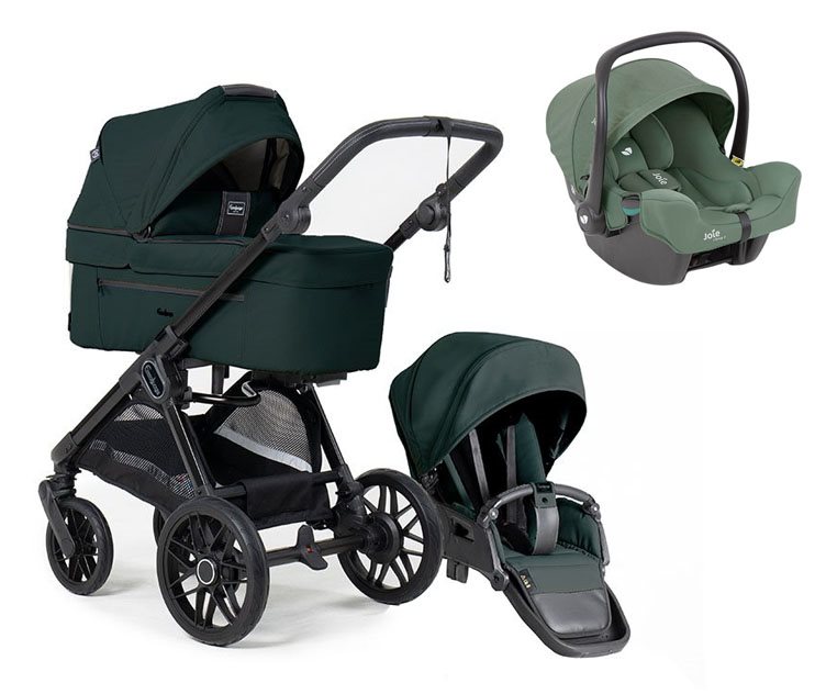 Emmaljunga Sento Pro duovagn Flat+ 2026 + Joie i-Snug 2 babyskydd
