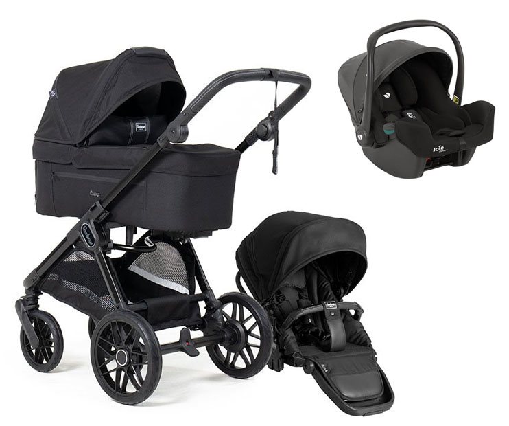 Emmaljunga Sento Pro duovagn Ergo+ 2026 + Joie i-Snug 2 babyskydd