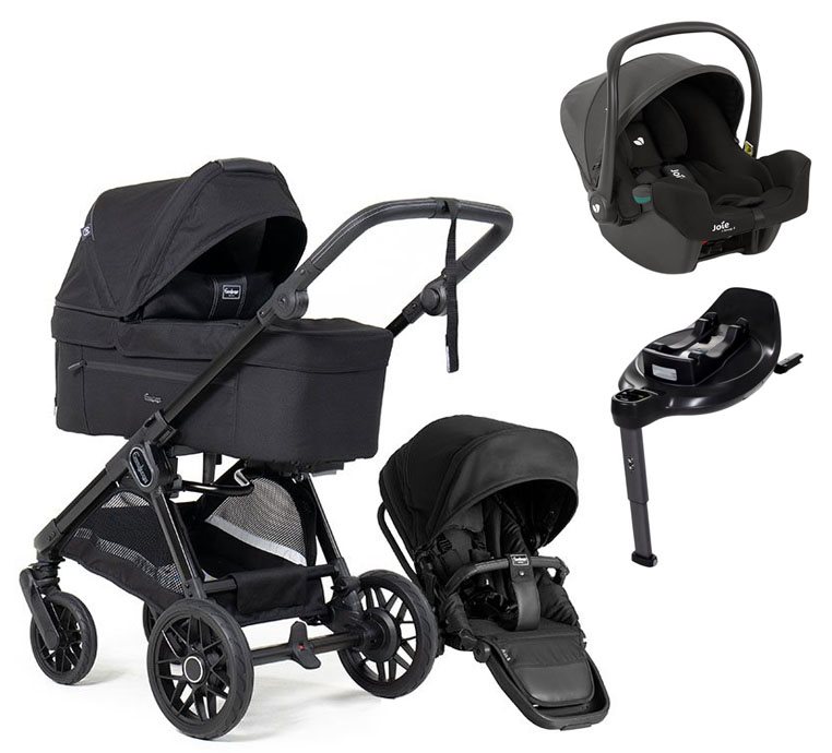 Emmaljunga Sento duovagn Ergo+ 2026 + Joie i-Snug 2 babyskydd + isofixbas