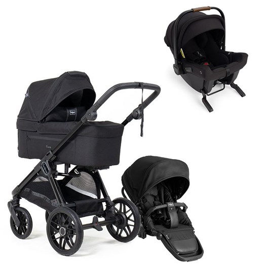 Emmaljunga Sento Pro duovagn Ergo+ 2026 + Nuna Pipa Urbn babyskydd med isofix