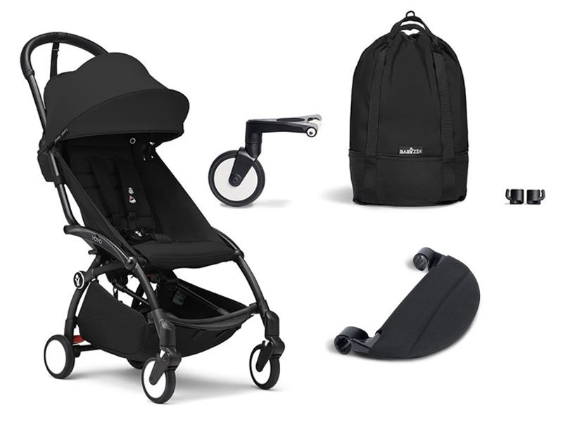 Stokke YOYO3 sittvagn + benstöd och Yoyo bag