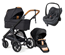 Emmaljunga Sento Pro duovagn Ergo+ 2026 + Maxi-Cosi Pebble Slide Pro babyskydd