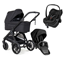 Emmaljunga Sento Pro duovagn Flat+ 2026 + Maxi-Cosi Pebble Slide Pro babyskydd