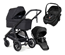 Emmaljunga Sento duovagn Ergo+ 2026 + Maxi-Cosi Coral Slide Pro babyskydd