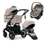 Emmaljunga Super Sonic duovagn + Maxi-Cosi Coral Slide Pro babyskydd