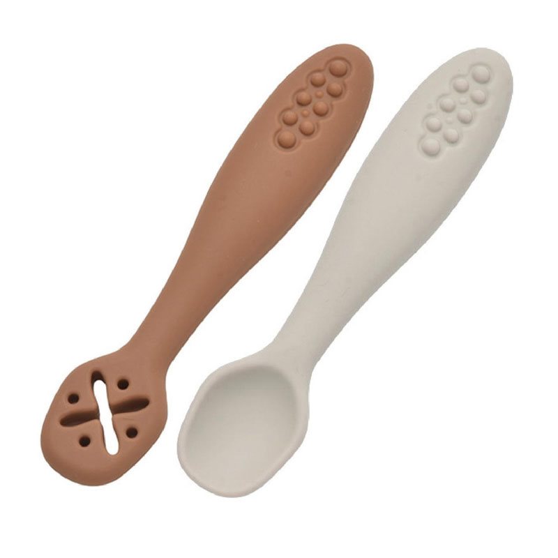 Tinynord nybörjarskedar 2-pack, beige/rost