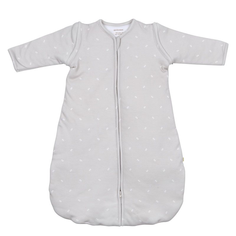 Tinynord sovpåse med avtagbar ärm (beige mönstrad), 60 cm
